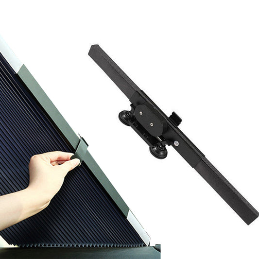 46cm Auto Car Front Windshield Sun Visor Retractable UV Protection Curtain