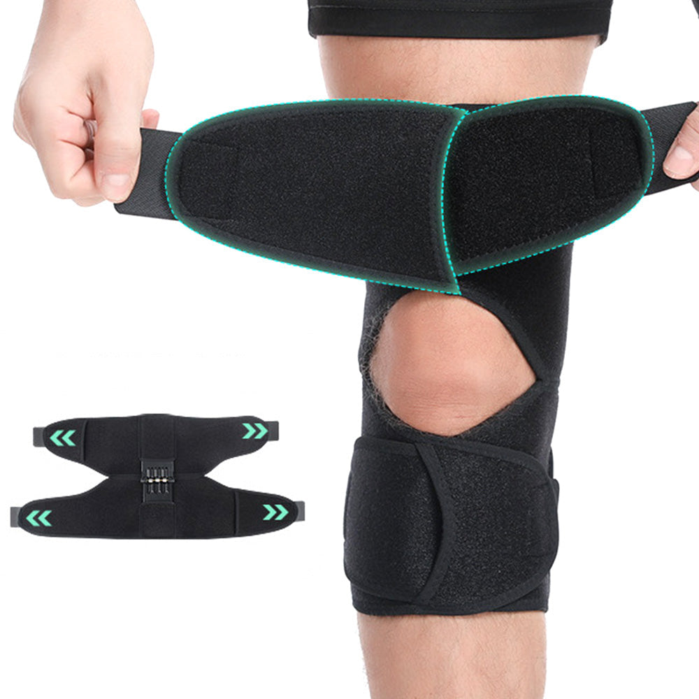 Pair of Adjustable Knee Pads Knee Stabilizer Braces with Springs