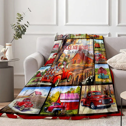 Christmas Throw Blanket Flannel Blankets for Couch Bed Sofa Style 2