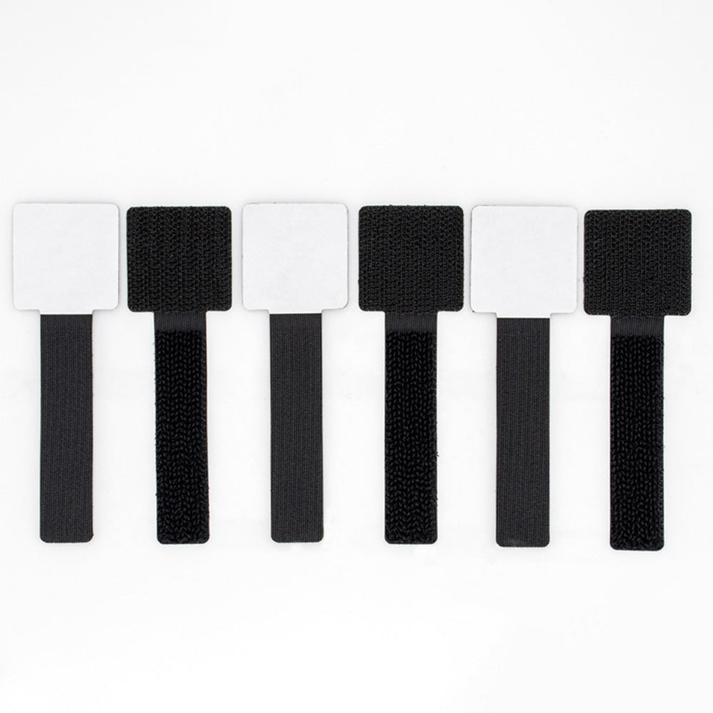 100Pcs Hook and Loop Cable Ties Sticky-back Cable Cord Organizer for Home Office