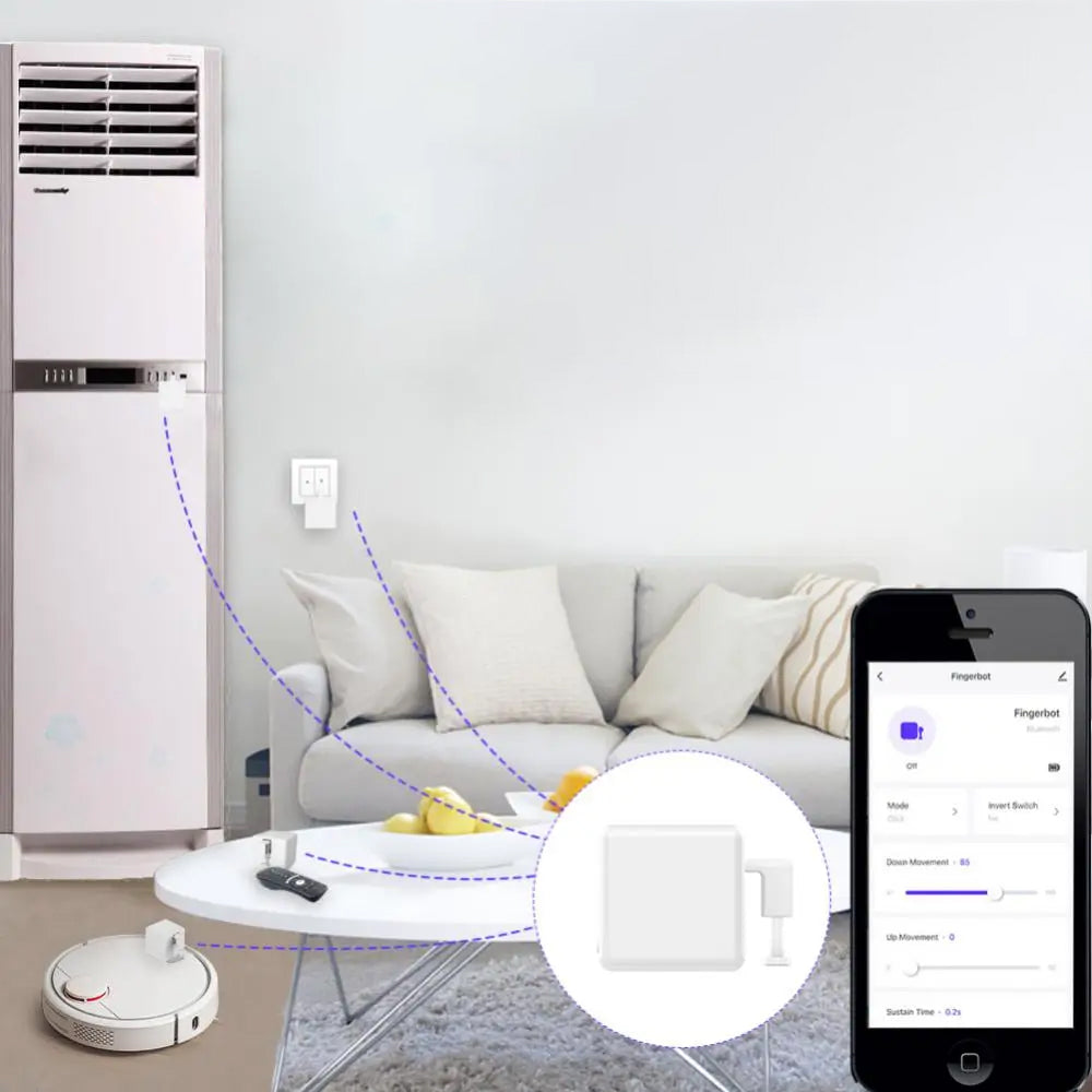 Smart Bluetooth Switch Button Pusher App Remote Control Switch Bot Compatible with Google Assistant