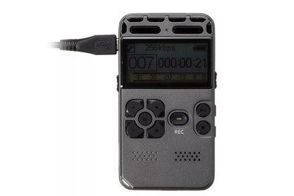 8G Rechargeable LCD Digital Audio Voice Recorder Dictaphone MP3 Player Expandable Up To 128G