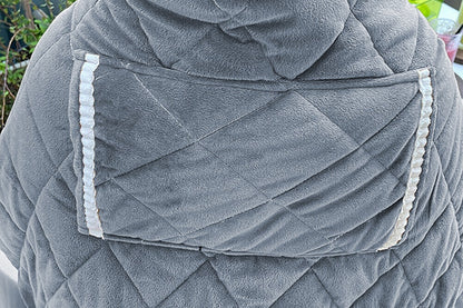 USB Heating Pad Portable 5V Heated Travel Blanket Pads For Car Airplane-Grey