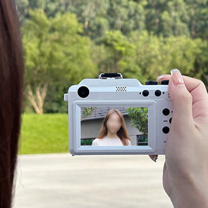 8K Digital Camera 18X Zoom Dual Lens Camera-White