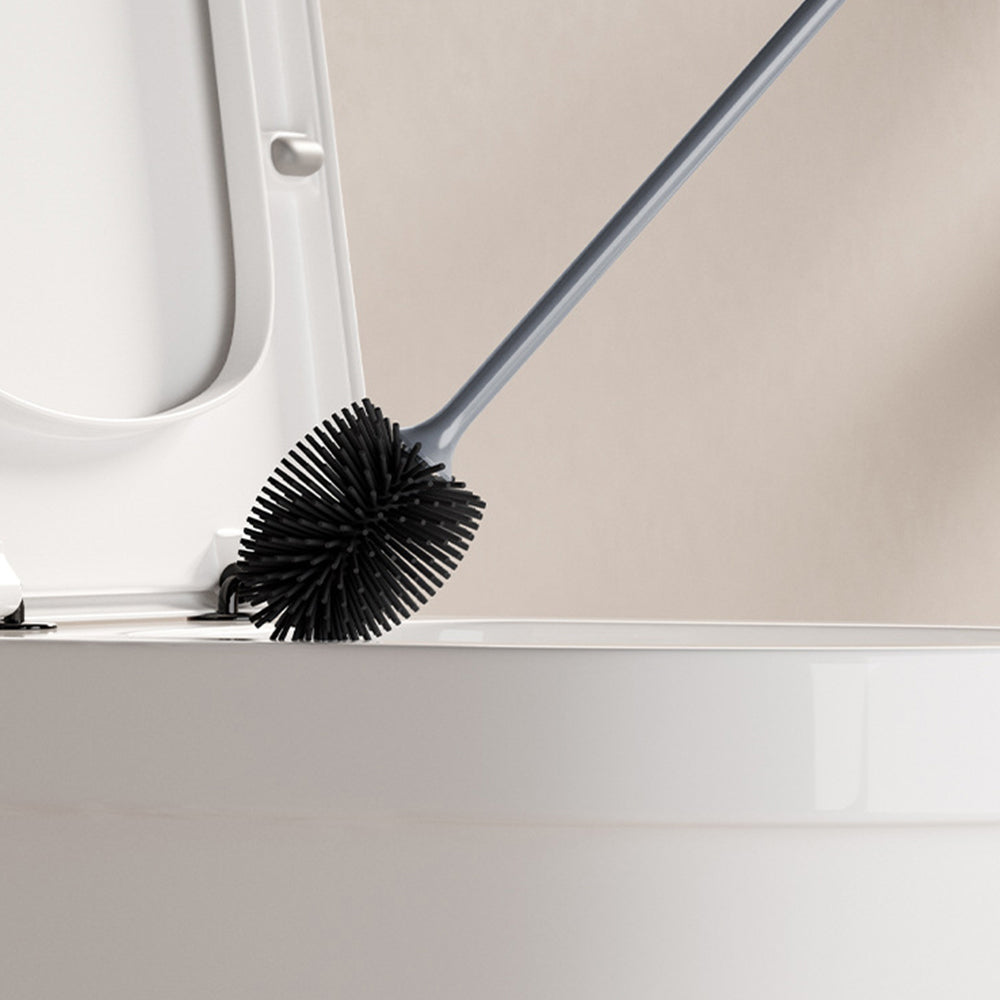 Toilet Brush with Quick Drying Holder-Black