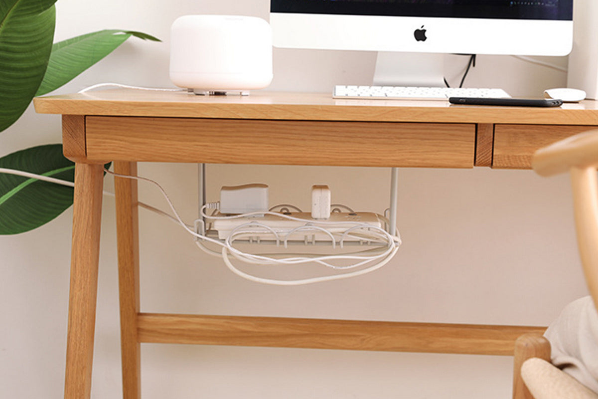 Under Desk Cable Management Tray Organizer-Gray