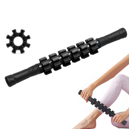 Fitness Foam Roller Set for Deep Tissue Muscle Massage Exercise Massage Rollers Black