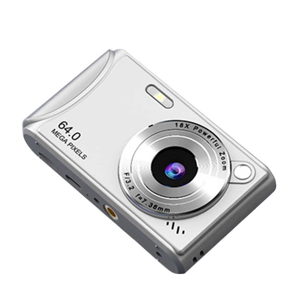 2.4-Inch Digital Point & Shoot Camera with 16X Zoom for Teens and Beginners White