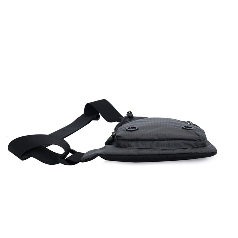 Chest Sling Bag Unisex Large Capacity-Drak Grey