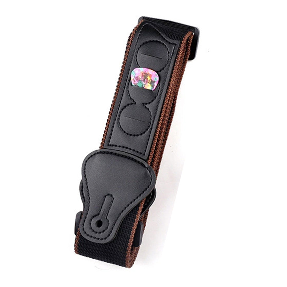 Guitar Strap for Acoustic Classic Electric and Bass Guitars -Black
