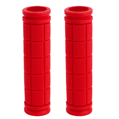 2PCS Bicycle Handle Bar Grips Rubber Grips For BMX MTB Cycle Road Mountain Bike-Red