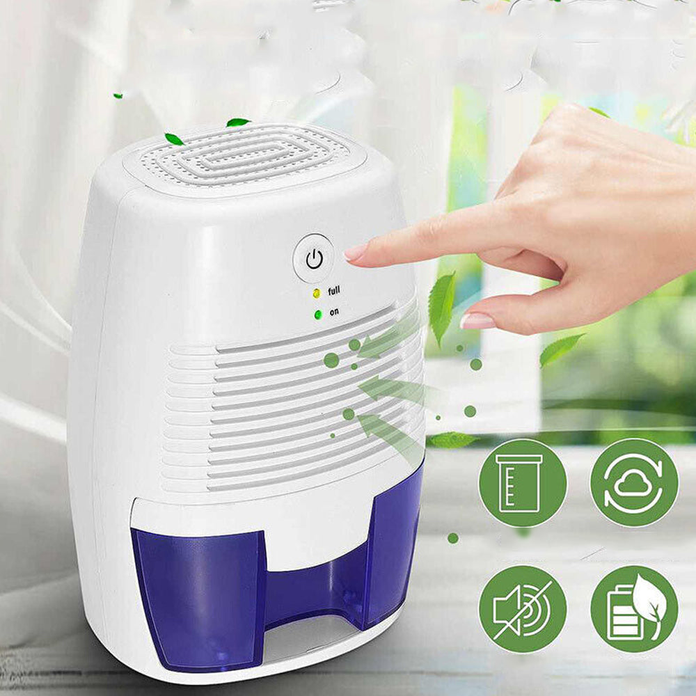 500ML Electric Dehumidifier Dryer Portable Mini Air Dryer Moisture Absorber USB Charging