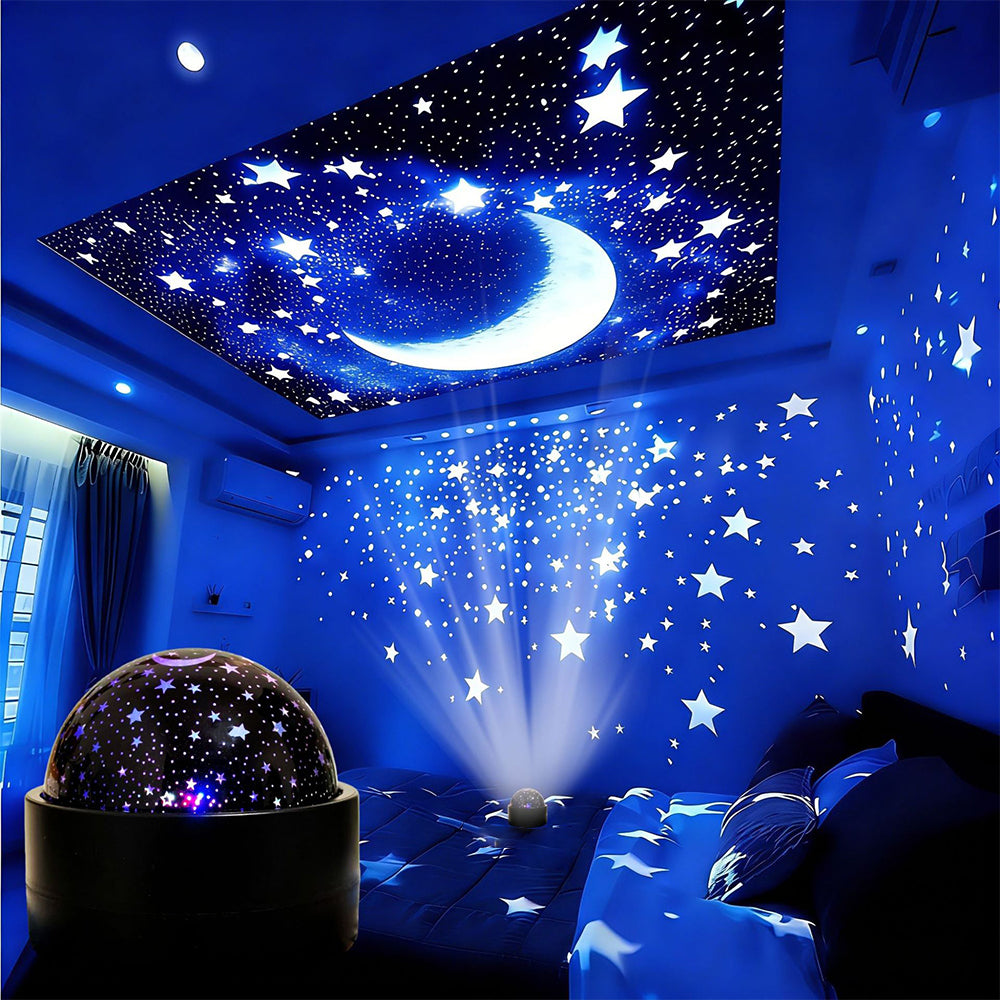 2-in-1 Projection Light Christmas RGB Light with Music Sync - Moon