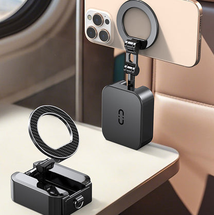 3 in 1 Double Sided Foldable Phone Stand Gym Clamp and Tripod Mount