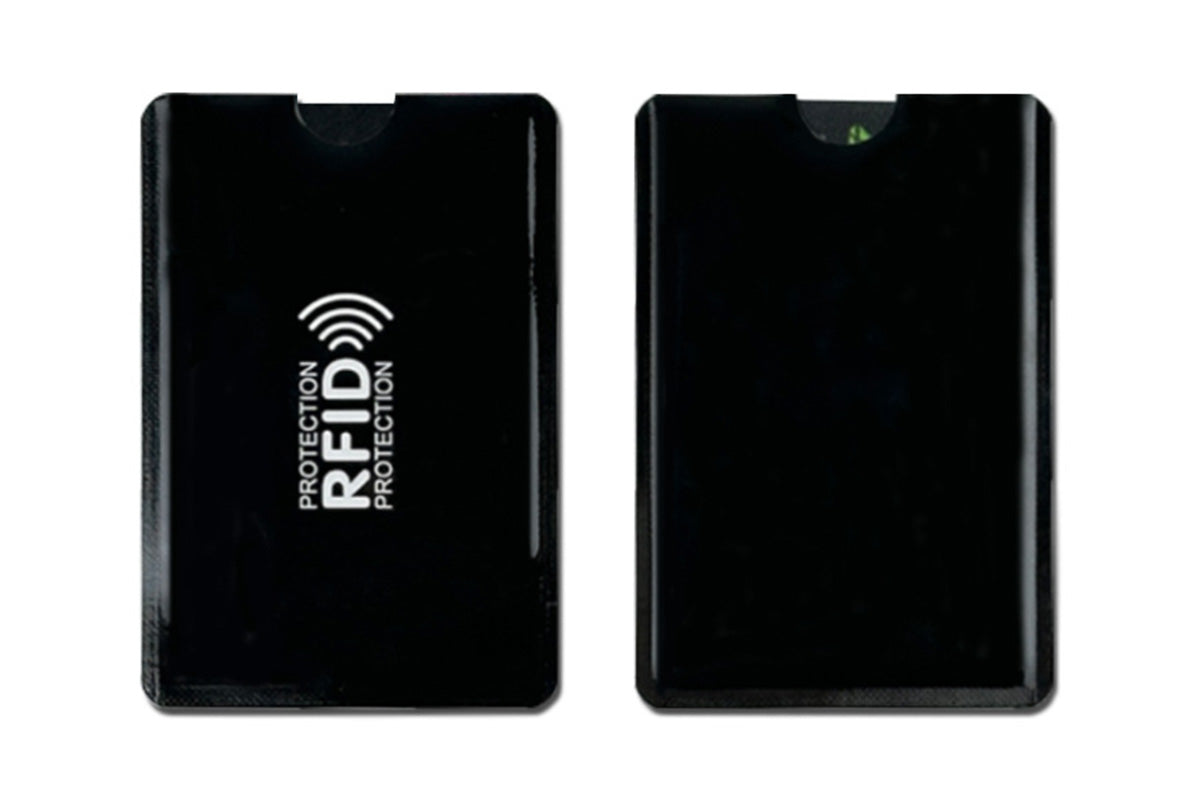 30 PCS Slim RFID Blocking Card Sleeves Credit ID Protector Wallet Shield-Black
