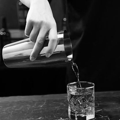 13PCS Set Stainless Steel Cocktail Shaker Tool Bartender Kit for Home Bar