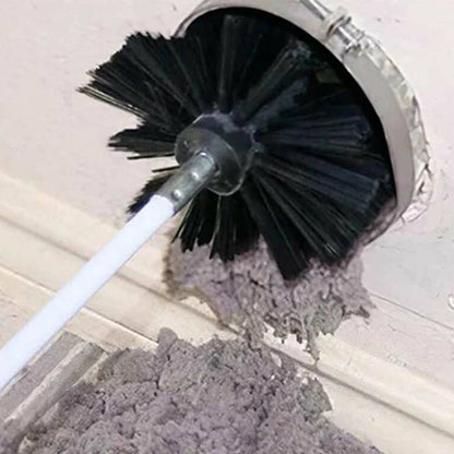 Chimney Cleaning Brush Kit for Fireplace & Flue with Extendable Rods Style 2