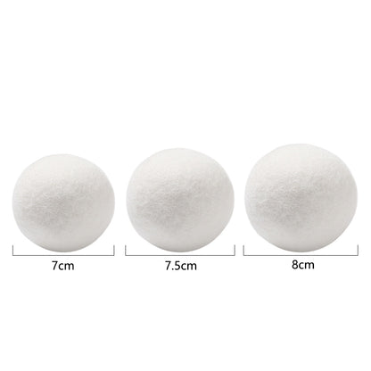 6 Pack Wool Dryer Balls for Softer Laundry and Reduced Static
