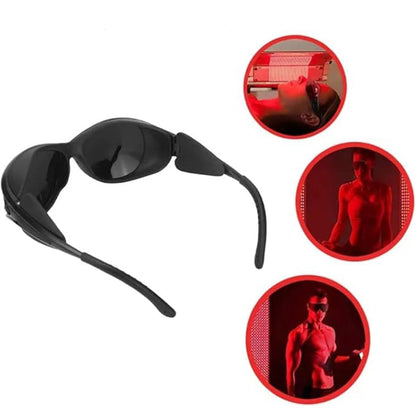 LED Red Light Therapy Glasses Infrared Goggles for Eye Protection