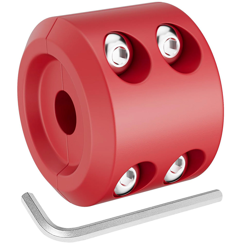 Winch Cable Stopper Rubber Line Stop Hook Saver with Allen Wrench Red