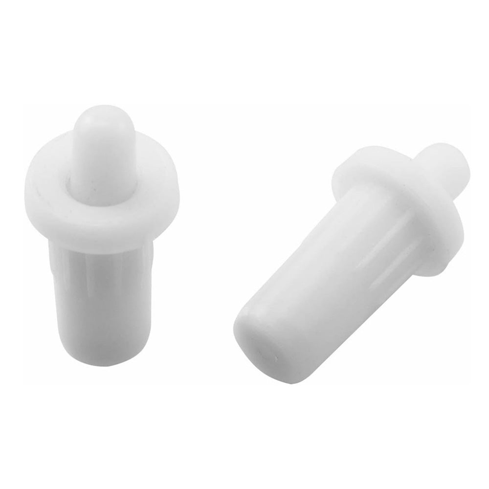 20 Pieces Plastic Spring Pivot Pins for Plantation Shutters - White