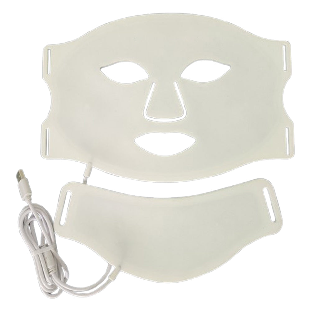 Silicone Skin Care Mask 7 Coloured LED Face Neck Mask Light Tool