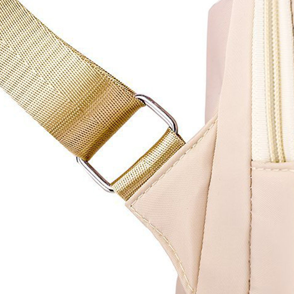 Anti Theft Women Backpack with Water Repellent for Travel Khaki