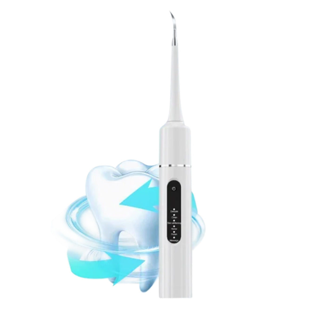 6-Speed Electric Teeth Cleaning Kit Portable Ultrasonic Scaler Tartar Plaque Calculus Remover