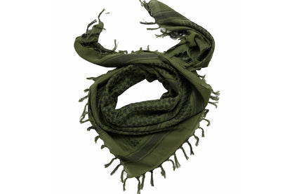 Military Shemagh Arab Tactical Desert Keffiyeh Thickened Scarf Wrap for Men-Military Green