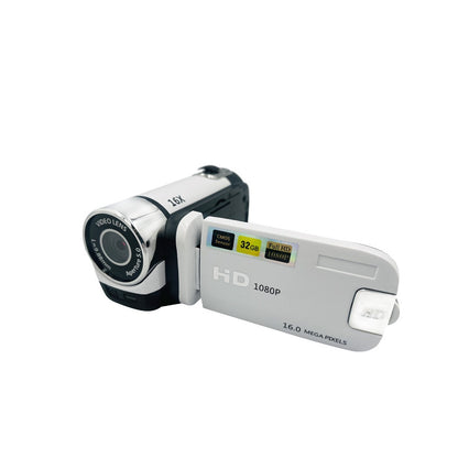 Video Camera 16MP Camcorder with 16x Digital Zoom-White
