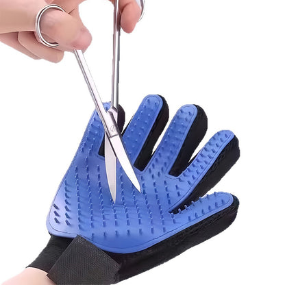 2 Pair Pet Grooming Gloves for Cats and Dogs Hair Removal and Massage