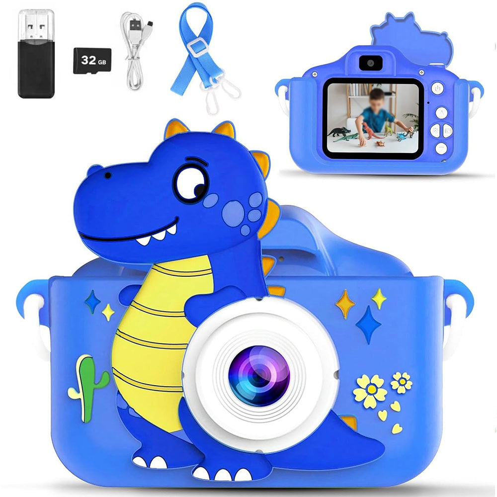 Little Ones Digital Camera with 32GB Card and Reader - Blue