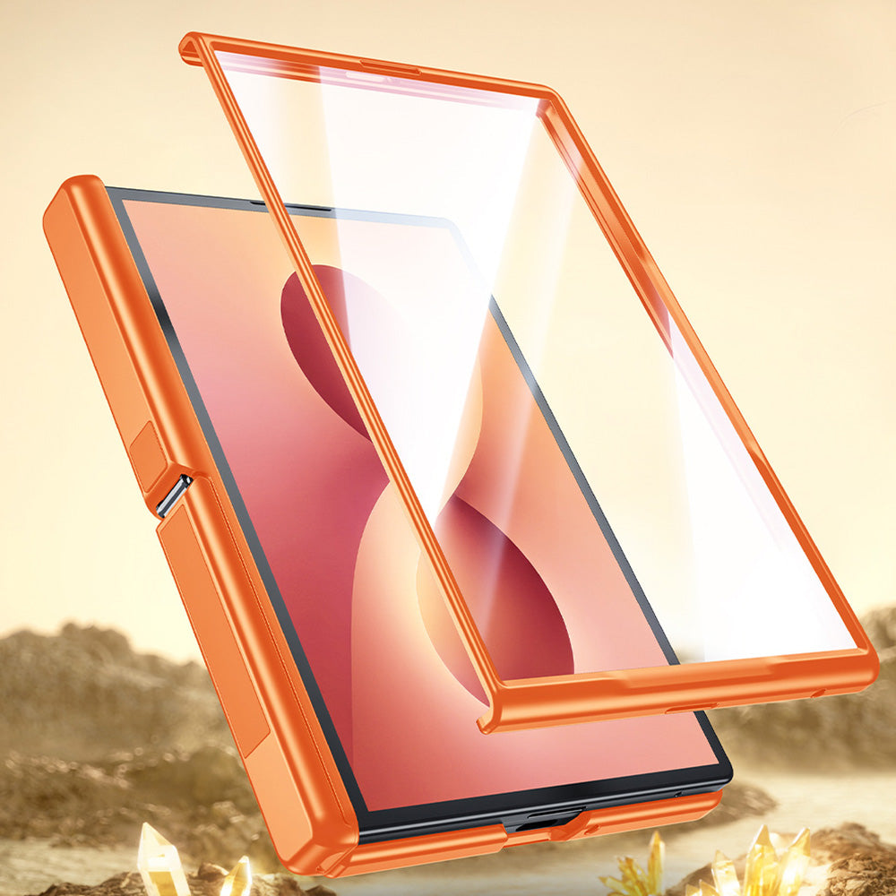 Phone Case for Galaxy Z Fold 8 with Screen Protector - Orange
