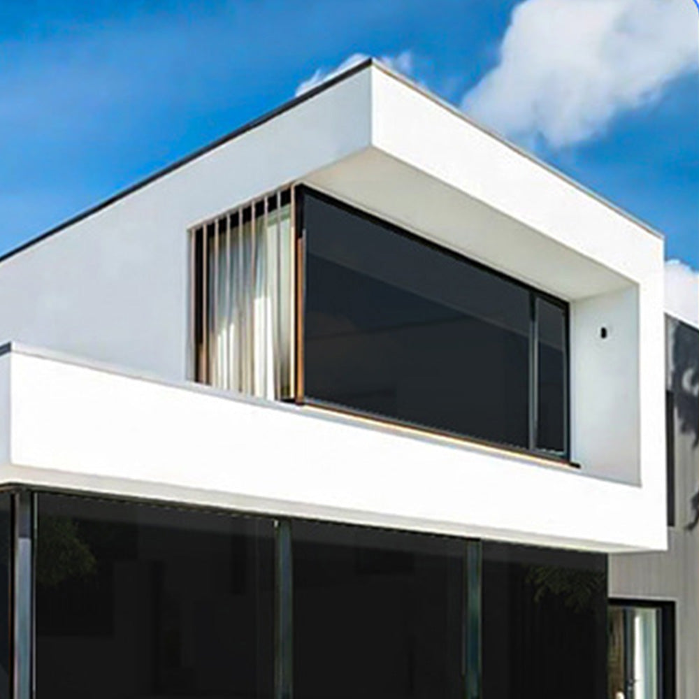 3-Meter Static Cling Sunlight Blocking Window Film One-Way Privacy Window Film Black