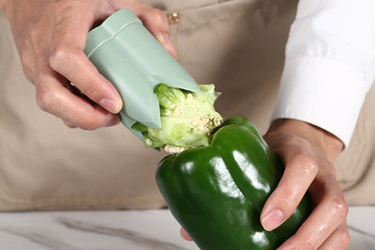 2Pcs 2 in 1 Pepper Corer Remover Fruit Cucumber Corer Separator Tool Tomato Seed Remover