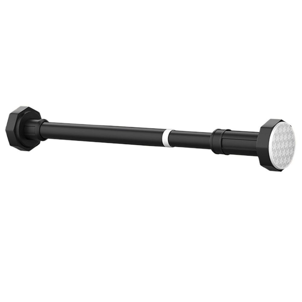 Extendable Curtain Shower Closet Pole-Black
