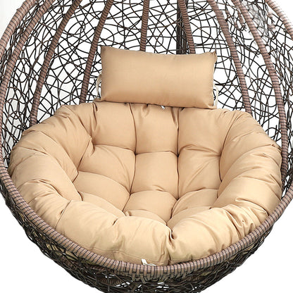 Hanging Egg Chair Cushion Seat Pad for Swing Chair Patio Furniture Khaki