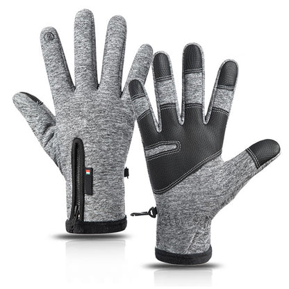 Winter Gloves Thermal Touch Screen Windproof Warm Outdoor Cold Weather-Grey