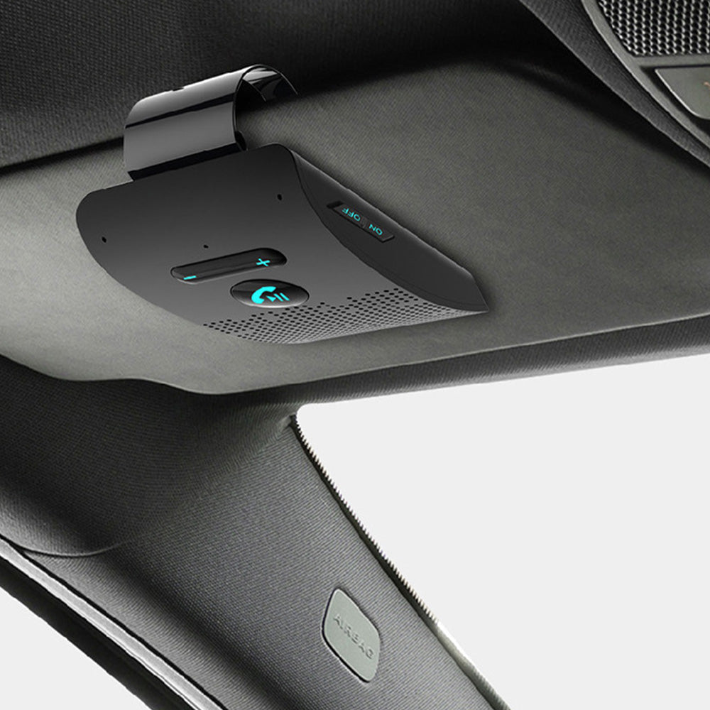 Wireless Car Adapter Handsfree Bluetooth Car Speaker Sun Visor Clip Speakerphone