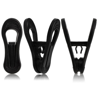 30 Pack Anti Slip Clips for Garments Socks Snacks Hanger Clips - Black