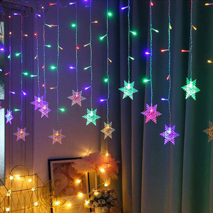 4m Waterproof Curtain String Lights for Christmas Window & Party Decorations Style 2