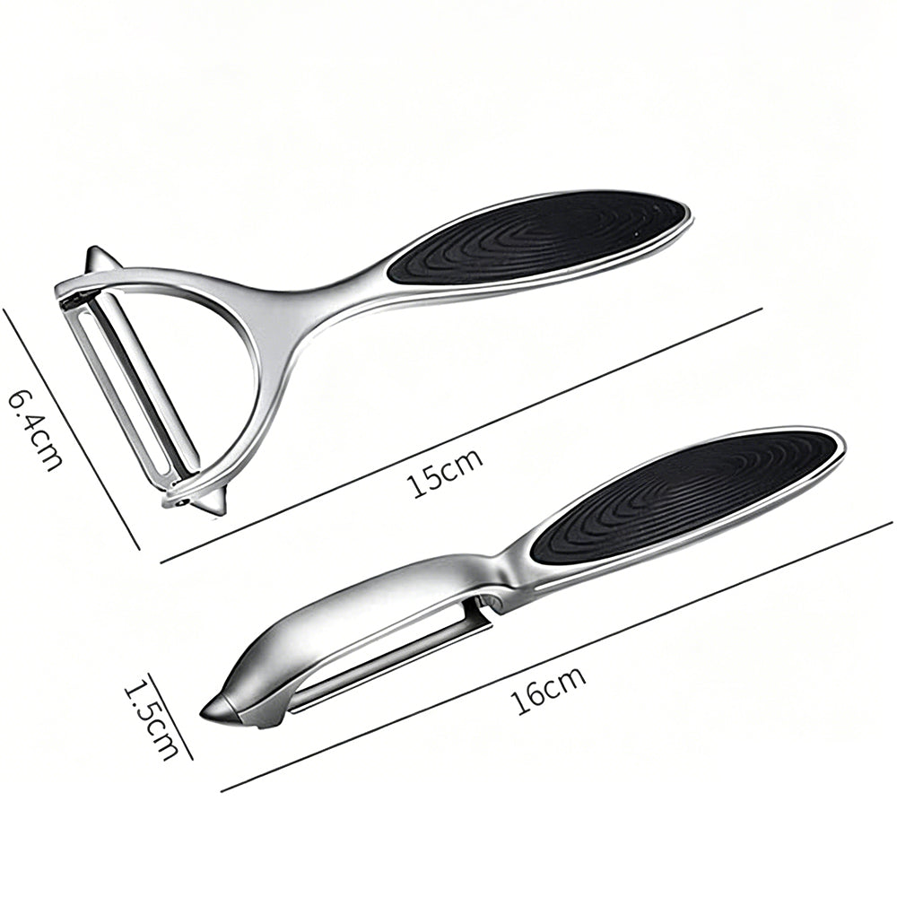 2 Pack Stainless Steel Vegetable Peeler Set Potato Peeler for Kitchen