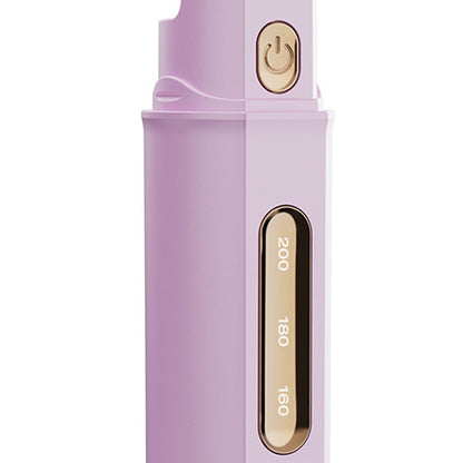 Cordless Rechargeable Hair Straightener Brush Mini Fast Heating Comb For Travel