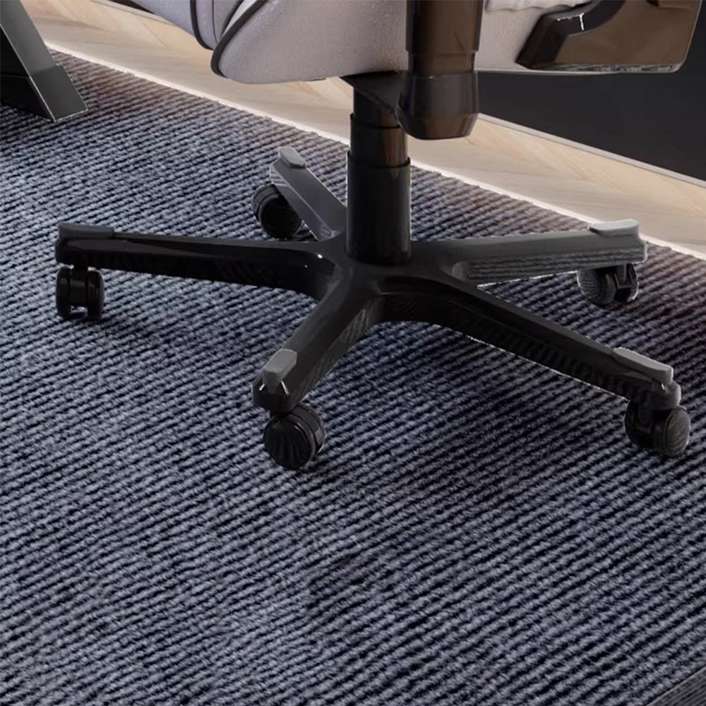 Office Chair Mat for Hardwood Floor Anti-Slip TPE Desk Rug for Home and Office-Grey