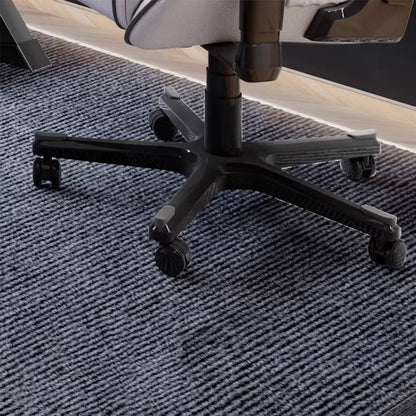 Office Chair Mat for Hardwood Floor Anti-Slip TPE Desk Rug for Home and Office-Grey