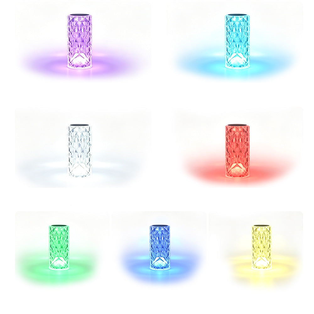 Seven Color Touch Control Rechargeable Mood Table Lamp