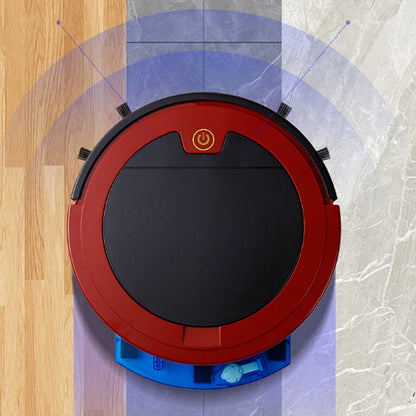4-Mode Vacuum Robot Cleaner with Remote Control Red