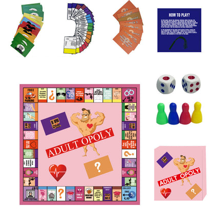 Couple Dating Night Board Game Adult Couple Topoly Board Game Ideas Intimacy Card Game