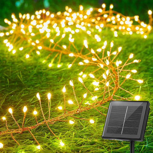 Solar String Lights ¨C Outdoor Waterproof Fairy Lights for Patio and Balcony Warm White