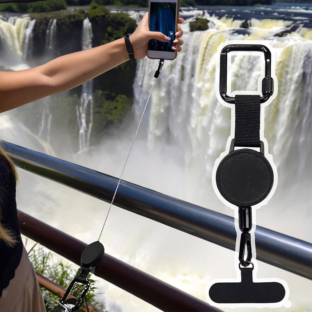 Retractable Anti-Theft Phone Tether Wrist Strap Holder Phone Lanyard